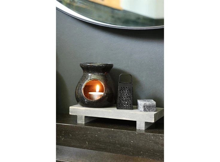 Giftbox Vesuvius black 'with love'- sfeerbeeld