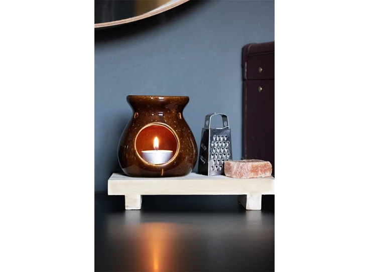 Giftbox Vesuvius brown 'with love'- sfeerbeeld