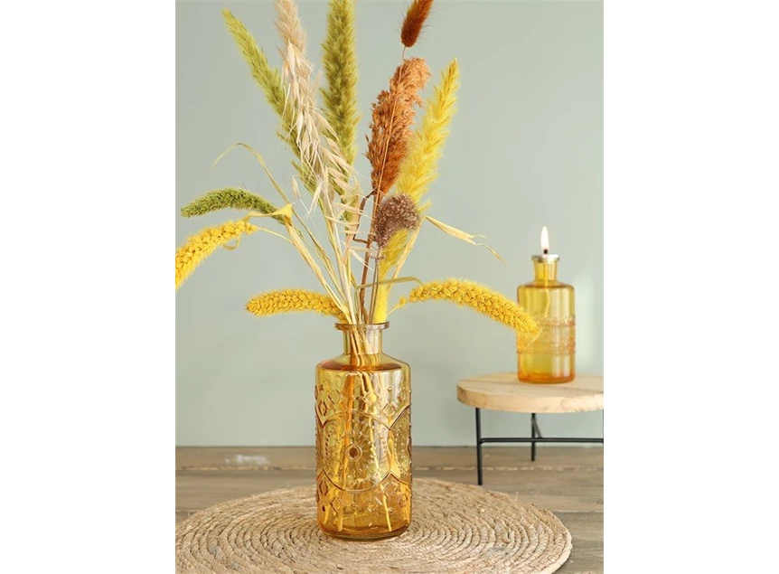 Berlin bottle- ocre- h21 Ø9cm- sfeerbeeld