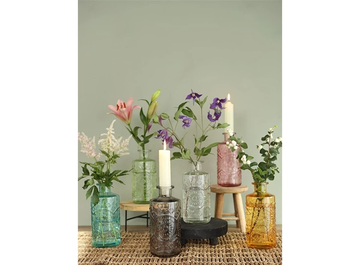 Berlin bottle- ocre- h21 Ø9cm- combo