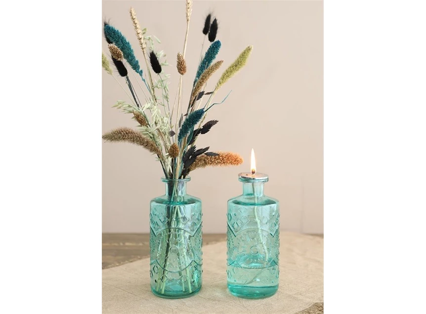 Berlin bottle- soft blue- H21 Ø9cm- sfeerbeeld