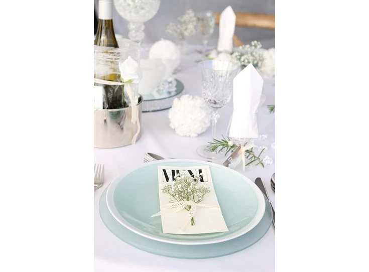 Glasplaat Ø25cm- bord