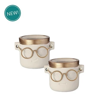 Pot Harry- goud- Ø7,5 H7cm- 33182