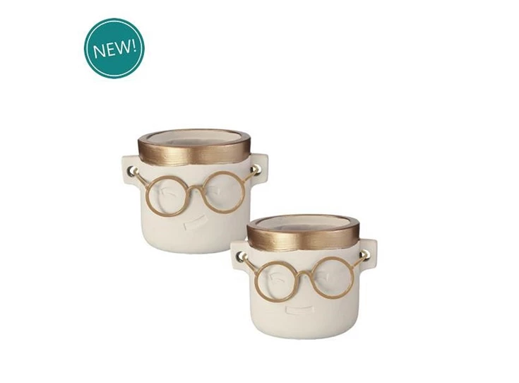 Pot Harry- goud- Ø7,5 H7cm- 33182