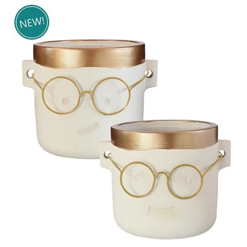 Pot Harry- goud- Ø14 h13,5cm- 33185