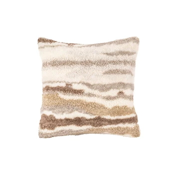 Kussen- donkerbruin/taupe/grijs- Calacatta 45x45- 3498