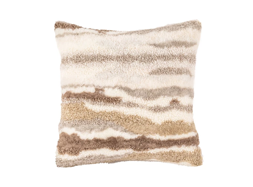 Kussen- donkerbruin/taupe/grijs- Calacatta 45x45- 3498