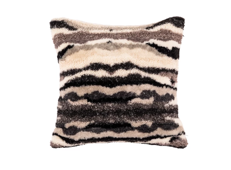 Kussen zwart/grijs- Calacatta 45x45- 3499