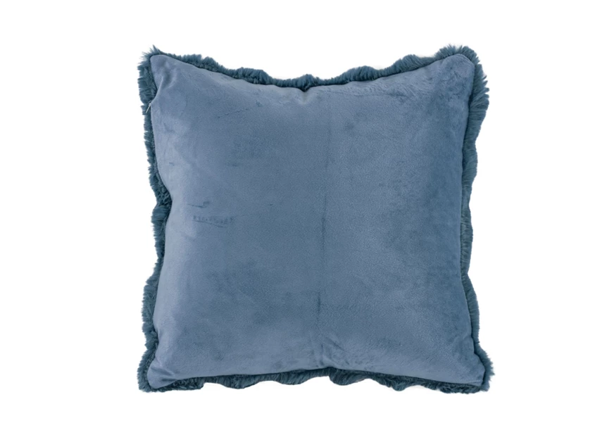 Kussen bluefusion- bubble rabbit fur 45x45- achterzijde
