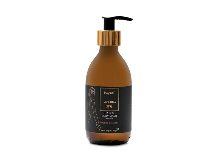 Kayori- Hazakura- hair&body wash- 250ml