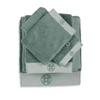 Kayori- Yu- handdoek- donkergroen- 50x100- set