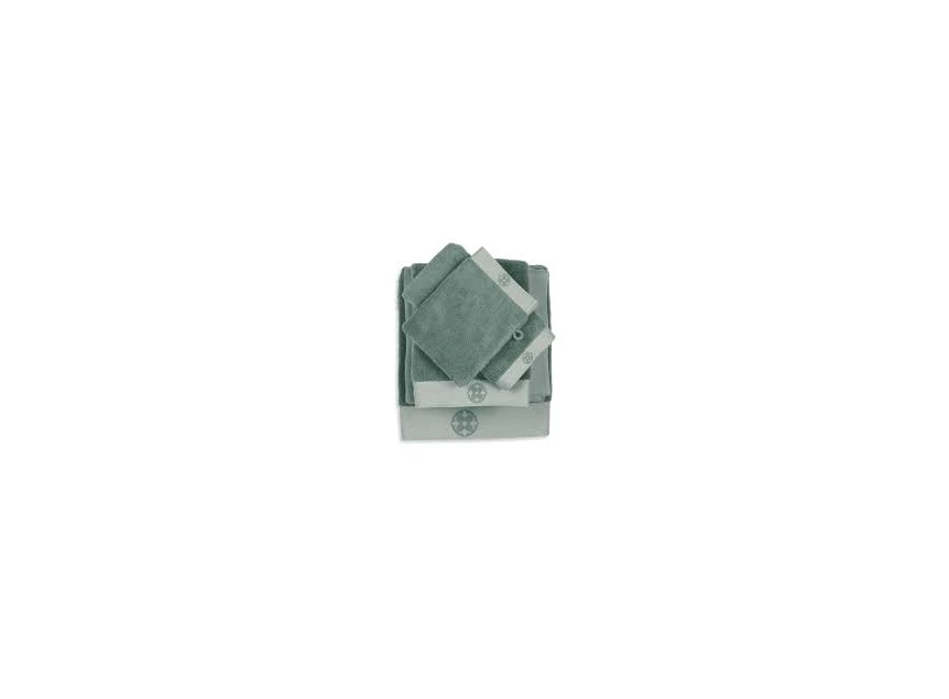 Kayori- Yu- handdoek- donkergroen- 50x100- set