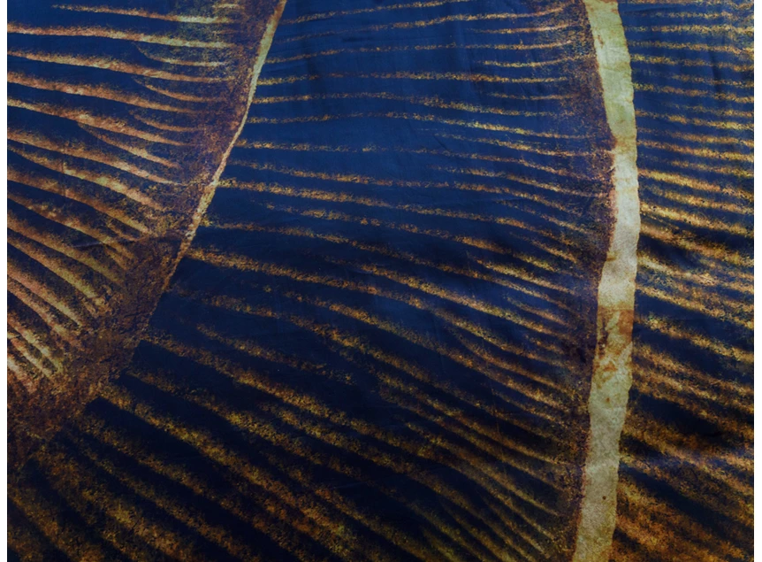 Kayori Aichi satijn dekbedovertrek 140c200/220 detail