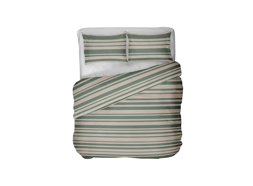 Kayori- Sora- tencel- olijfgroen- dekbedovertrek- 240/200-220
