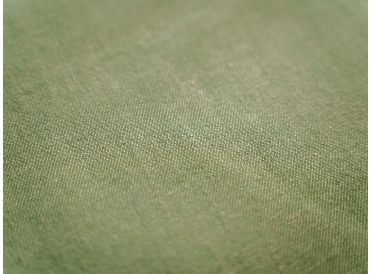 Kayori- Rui- peached twill- groen- dekbedovertrek- 240/200-220- detail
