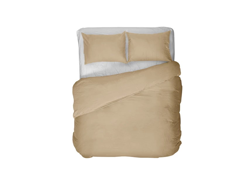 Kayori- Rui- Peached Twill- naturel- dekbedovertrek- 240/200-220