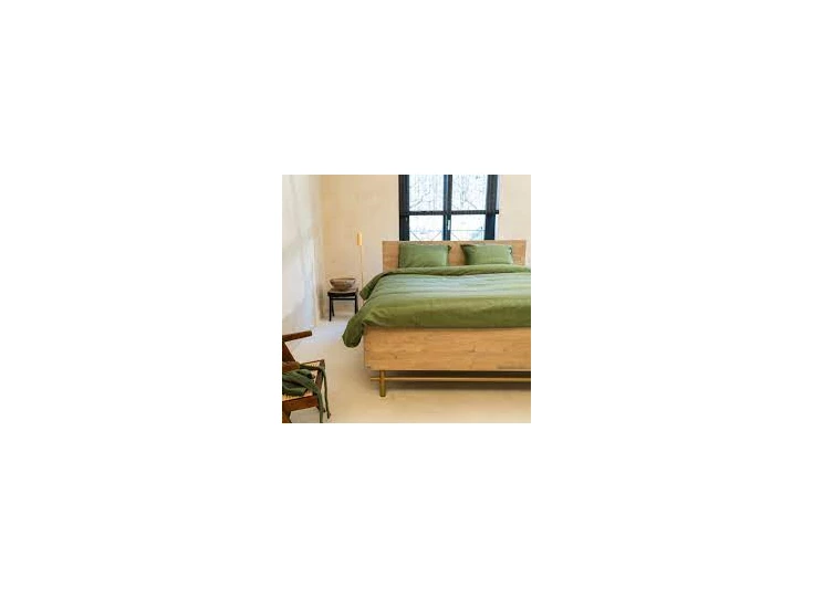 Kayori- Shizu- katoensatijn- donkergroen- dekbedovertrek- 140/200-220