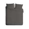 Kayori- Shizu- antracite- katoensatijn- dekbedovertrek- 140/200-220