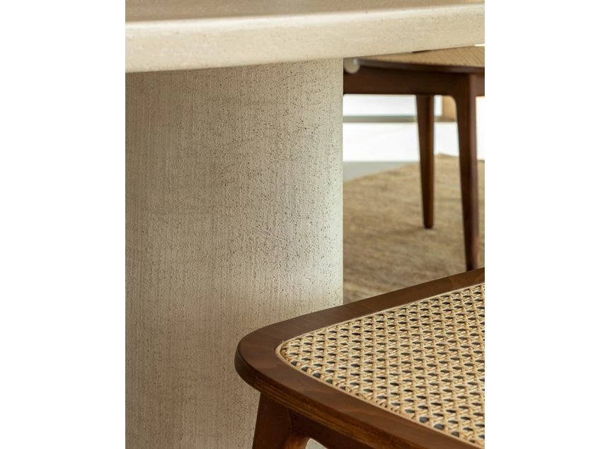 Onderstel Tafel Ari Ellipse Mortex Mineral Lunar White Vincent Sheppard