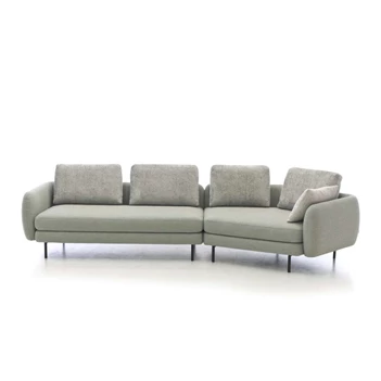 Salon Matt schuin afsluitelement stof Moome by Indera