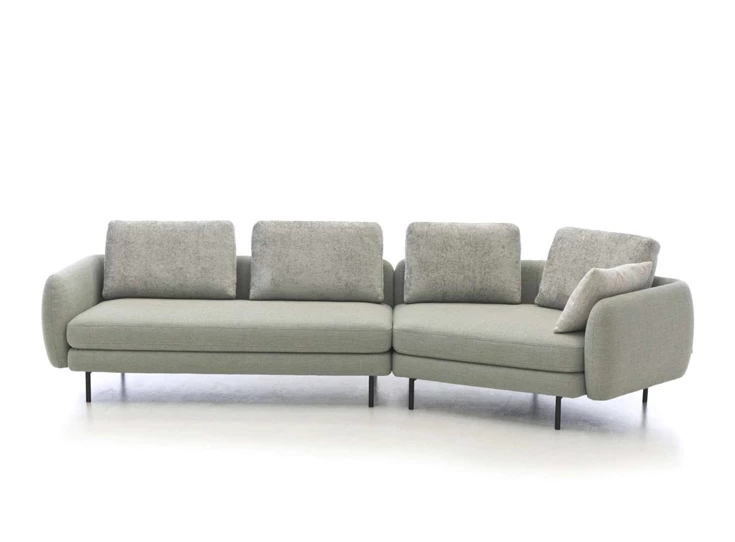 Salon Matt schuin afsluitelement stof Moome by Indera