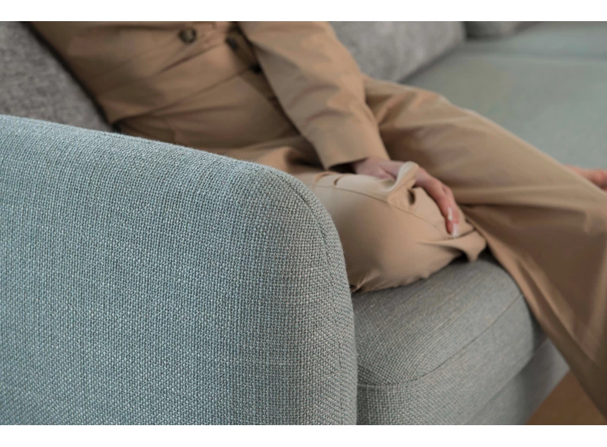 Zitvlak Salon Matt schuin afsluitelement stof Moome by Indera