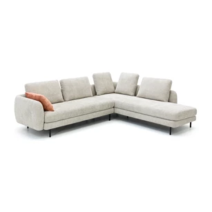 Hoeksalon Matt met open eiland stof Moome by Indera