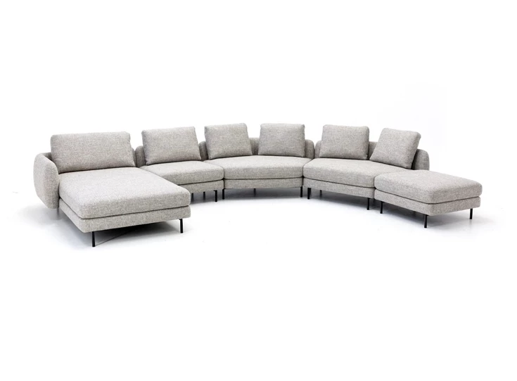 Hoekzetel Matt met schuine hoekelementen stof Moome by Indera