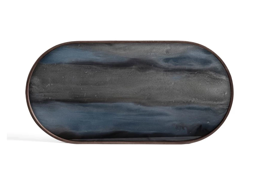 20917 Ethnicraft Graphite Organic Tray M 71x36x3cm Bovenkant