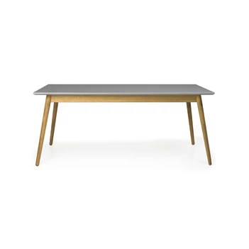 1680-012 table oak scandinavisch design grijs tafel eik eettafel dot grey tenzo