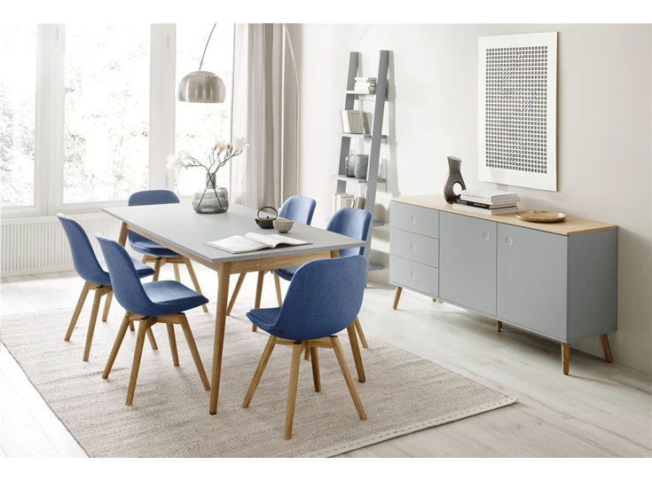 1680-012 table design grijs tafel eik eettafel dot grey tenzo oak scandinavisch