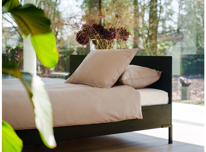 Kiyo- tencel dbo- taupe- 140/200-220- sfeerbeeld