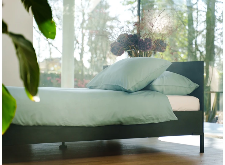 Kiyo- tencel dbo- zeeblauw- 140/200-220- sfeerbeeld