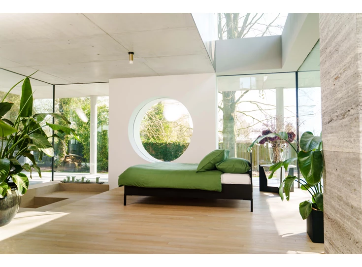 Kiyo- tencel dbo- donkergroen- 240/200-220- sfeerbeeld