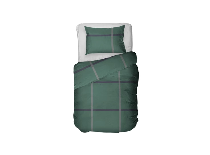 Kagura- flanel dbo- donkergroen- 140/200-220