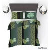 Refined bedding- leaf green- 140x220