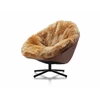 Bijzetzetel Coco DS-265 unit 1 schelp leder kussen schapenvacht De Sede