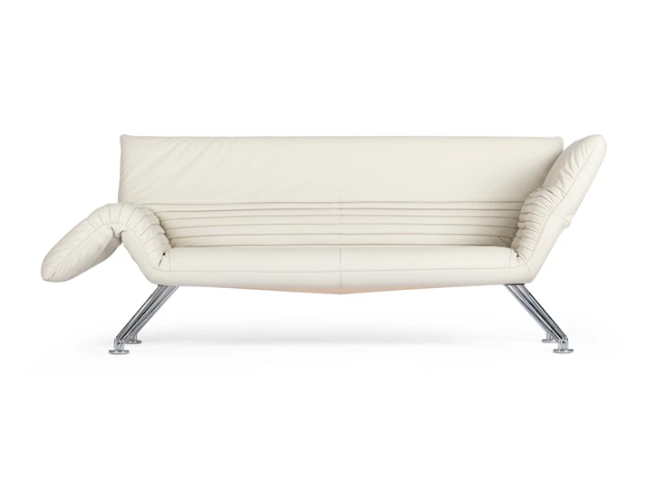 Omhoog Zetel 2-zit Wing DS-142 unit 123 leder wit De Sede