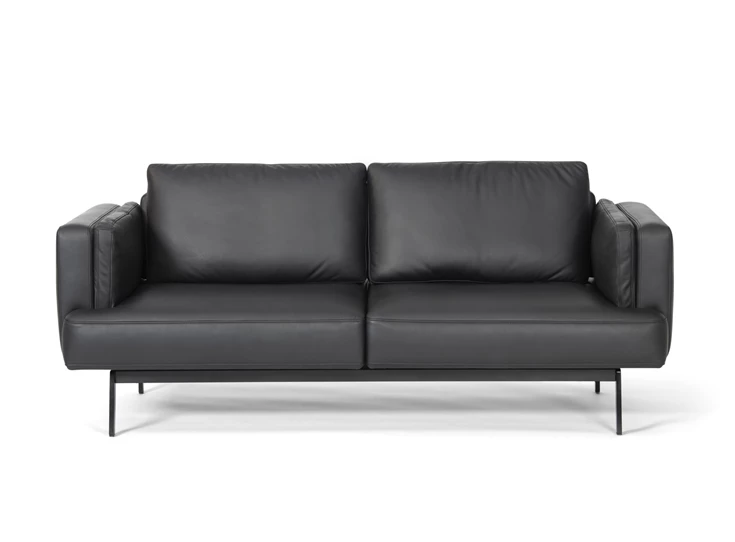 Zetel canapé 2-zit Laviva DS-747 leder zwart De Sede