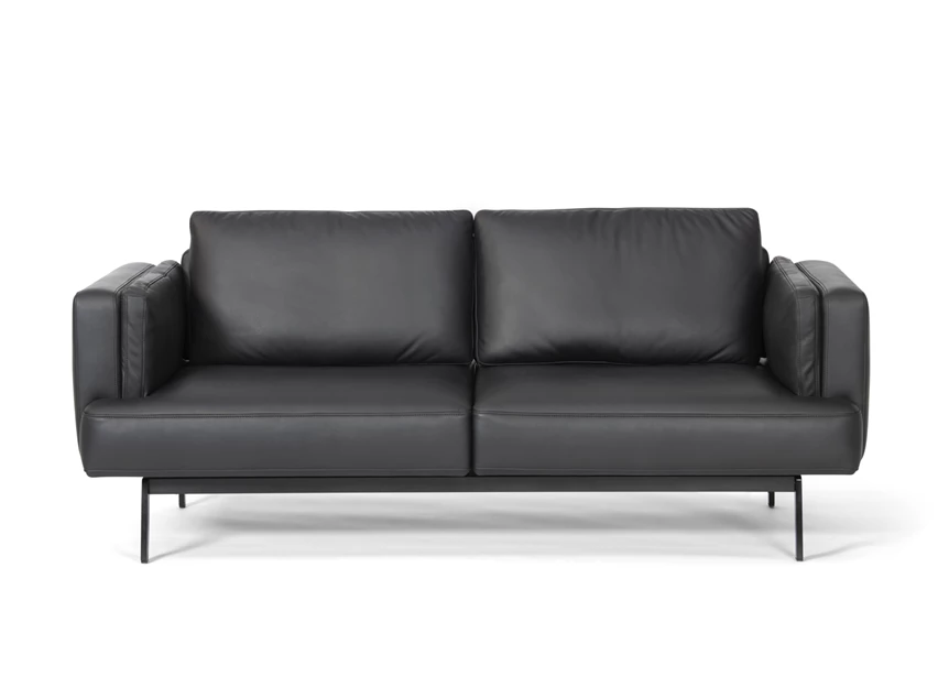 Zetel canapé 2-zit Laviva DS-747 leder zwart De Sede