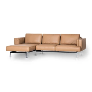 Hoeksalon met longchair Laviva DS-747 leder cognac De Sede