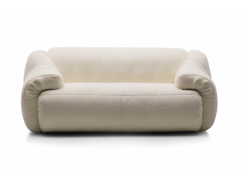 Zetel canapé 2-zit London DS-705 stof bouclé wit De Sede