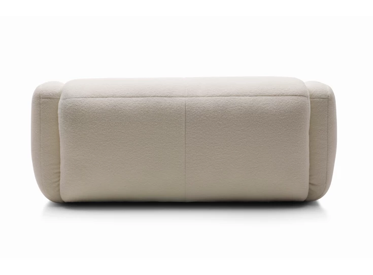 Achterkant Zetel canapé 2-zit London DS-705 stof bouclé wit De Sede