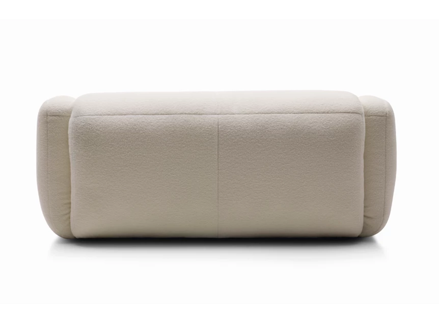 Achterkant Zetel canapé 2-zit London DS-705 stof bouclé wit De Sede