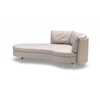 Verschuifbare rugleuning Zetel canapé 2-zit Island DS-167 leder beige De Sede