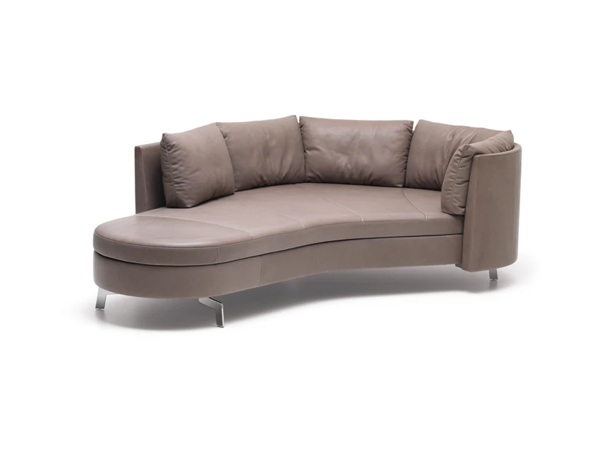 Zetel canapé 3-zit Island DS-167 leder taupe De Sede