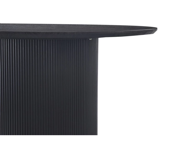 51835-327.80 TAFEL 'LAGOS' 120 CM ROND DECOR DONKERBRUIN rousseau product zijkant