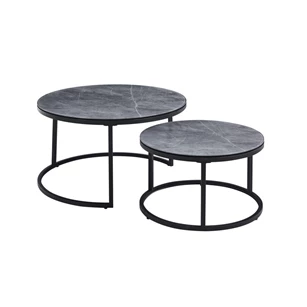 3055-3-165.00 - SALONTAFEL 'BOSTON' DECOR GLAS STEEN GRIJS - 02.jpg