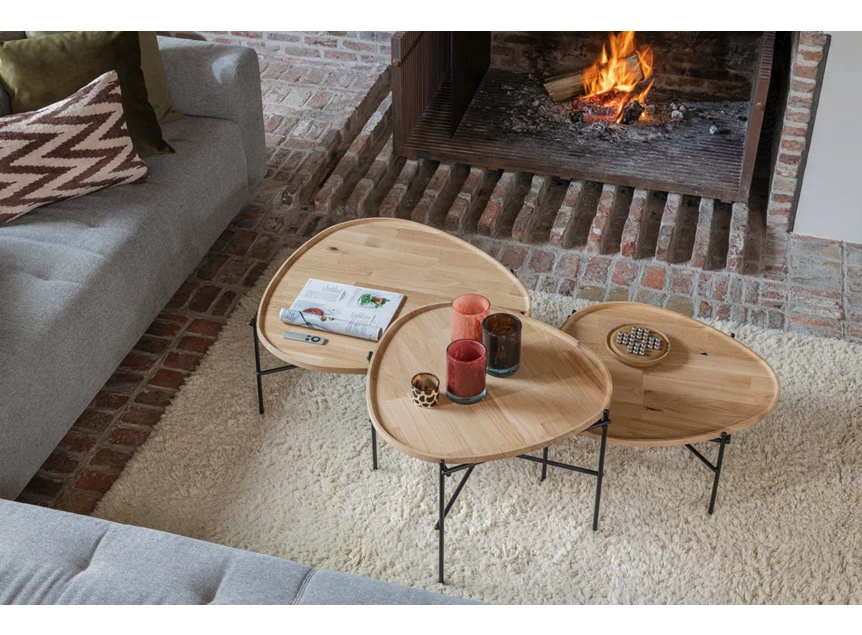 Sfeerfoto Salontafel Amazone massief eik Passe Partout