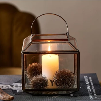 424420 Rivièra Maison French Glass NYC Lantern S Sfeer